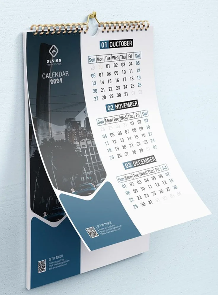 a2 wall calendar print Design 4