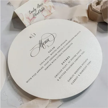 a5menu card printing Design 4