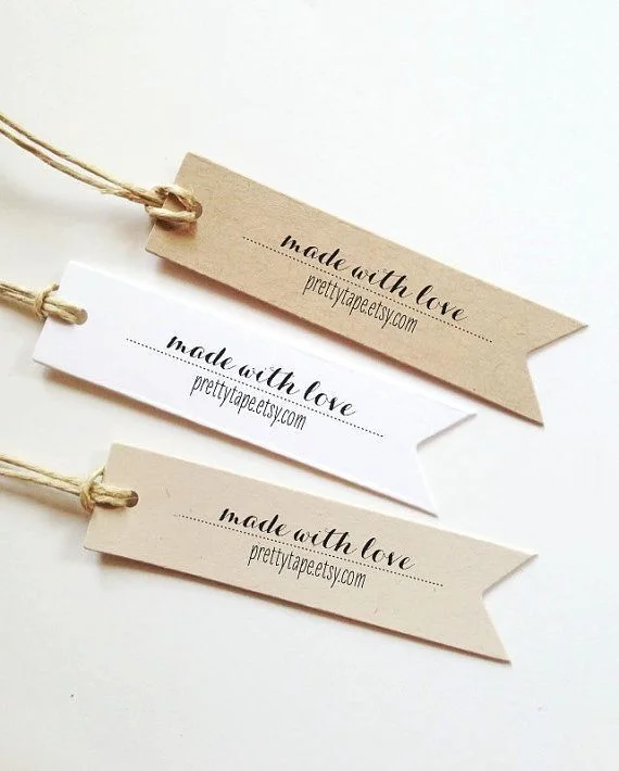 custom clothing hang tag label cards Design 6