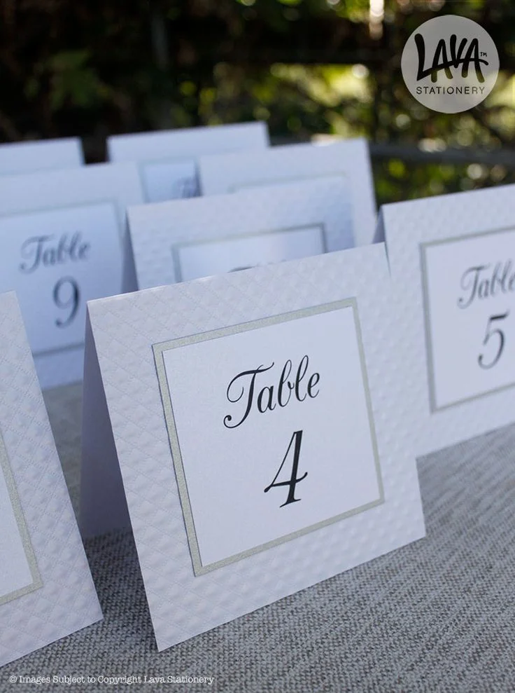 Event Table Tags - Professional Printing Services