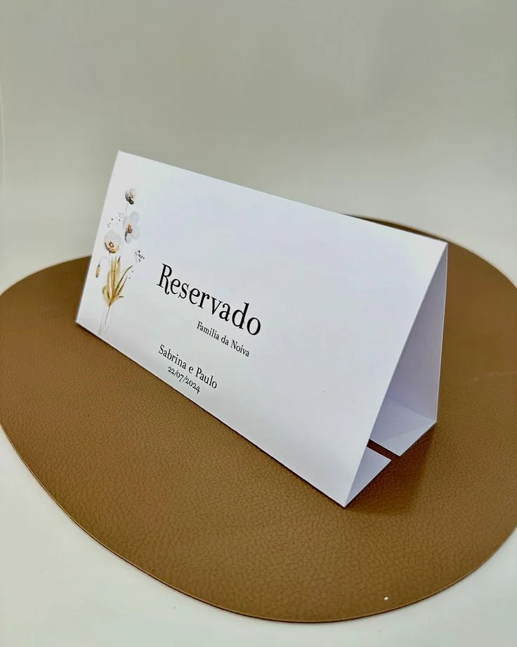 event table tags tent cards printing Design 5