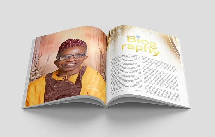 funeral program print Design 2