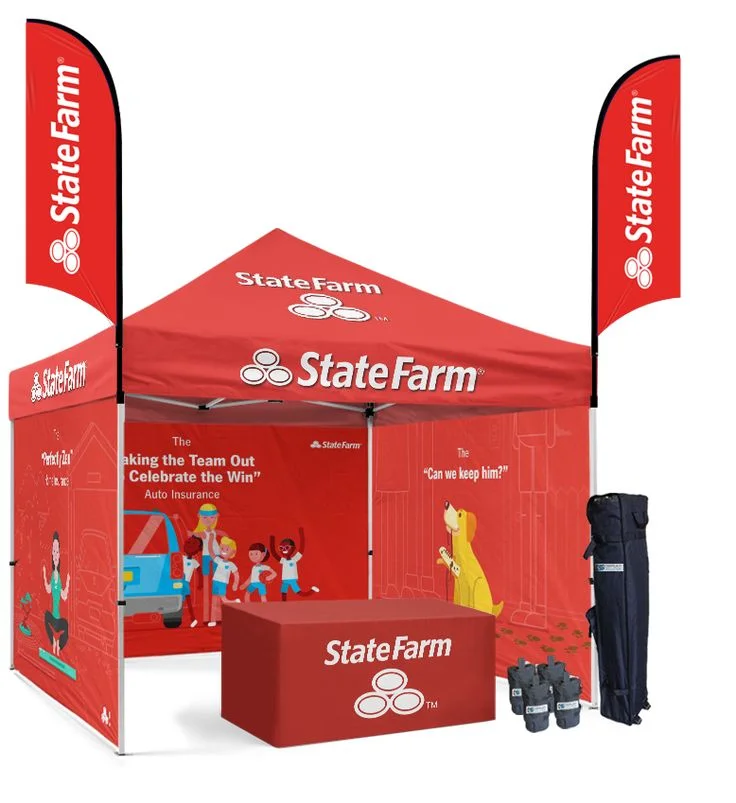 custom gazebo canopy tent printing Design 6
