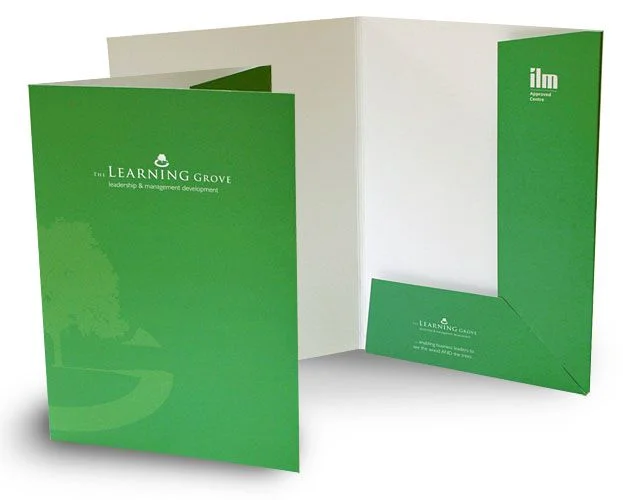 office presentation file folder print Design 4