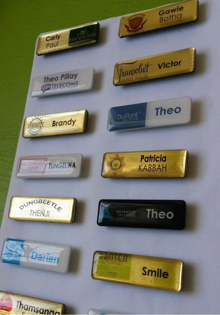 Reusable Name Tag - Professional Printing Services