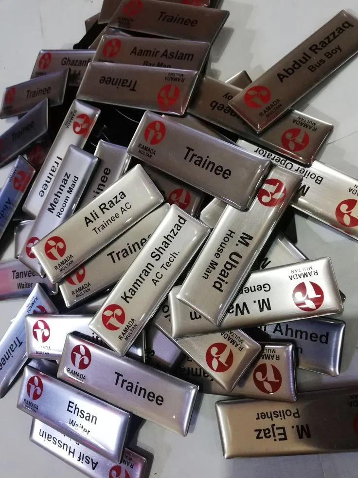 custom reusable name tag print Design 3
