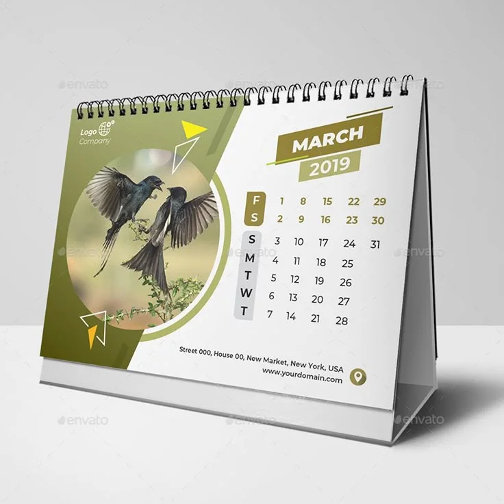 table calender Design 2